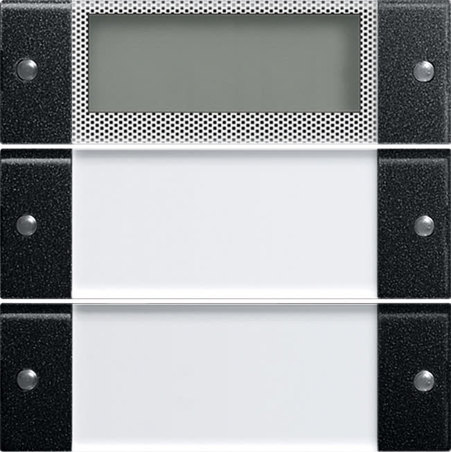 GIRA - Vippesett 2x Plus MF System 55 klar/svart matt