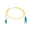 Nexans - Snor enkel SC/UPC-LC/UPC 1m, Gul