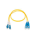 Nexans - Snor dobbel SC/UPC-LC/UPC 3m, Gul