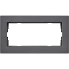GIRA - Ramme E2 Flat montering Antrasitt 2 hulls ramme uten midtdeler