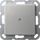 GIRA - Trykkbr plan vippe 1-pol/endev edelst. Sys.55