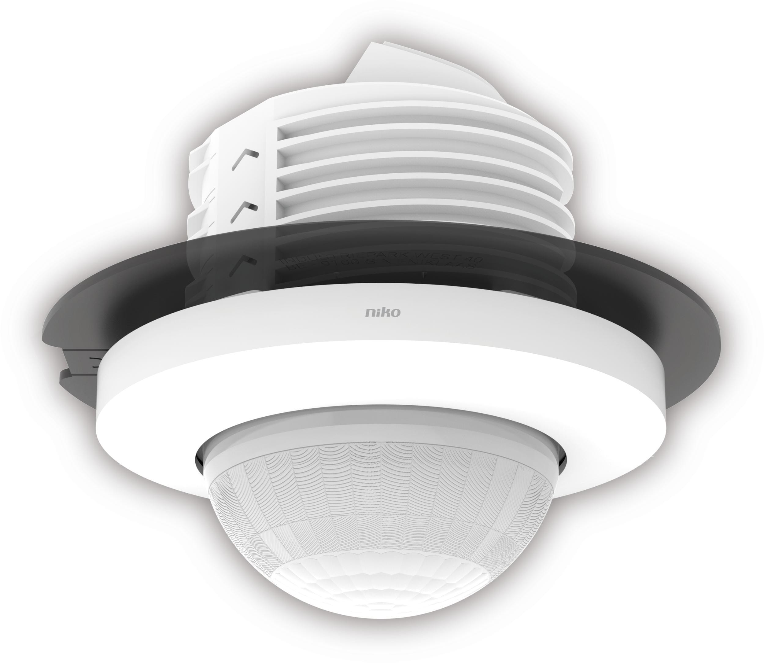 Function - Tilstedeværelsessensor, 360°, DALI BMS, 28 m, planforsenket/for innfelling