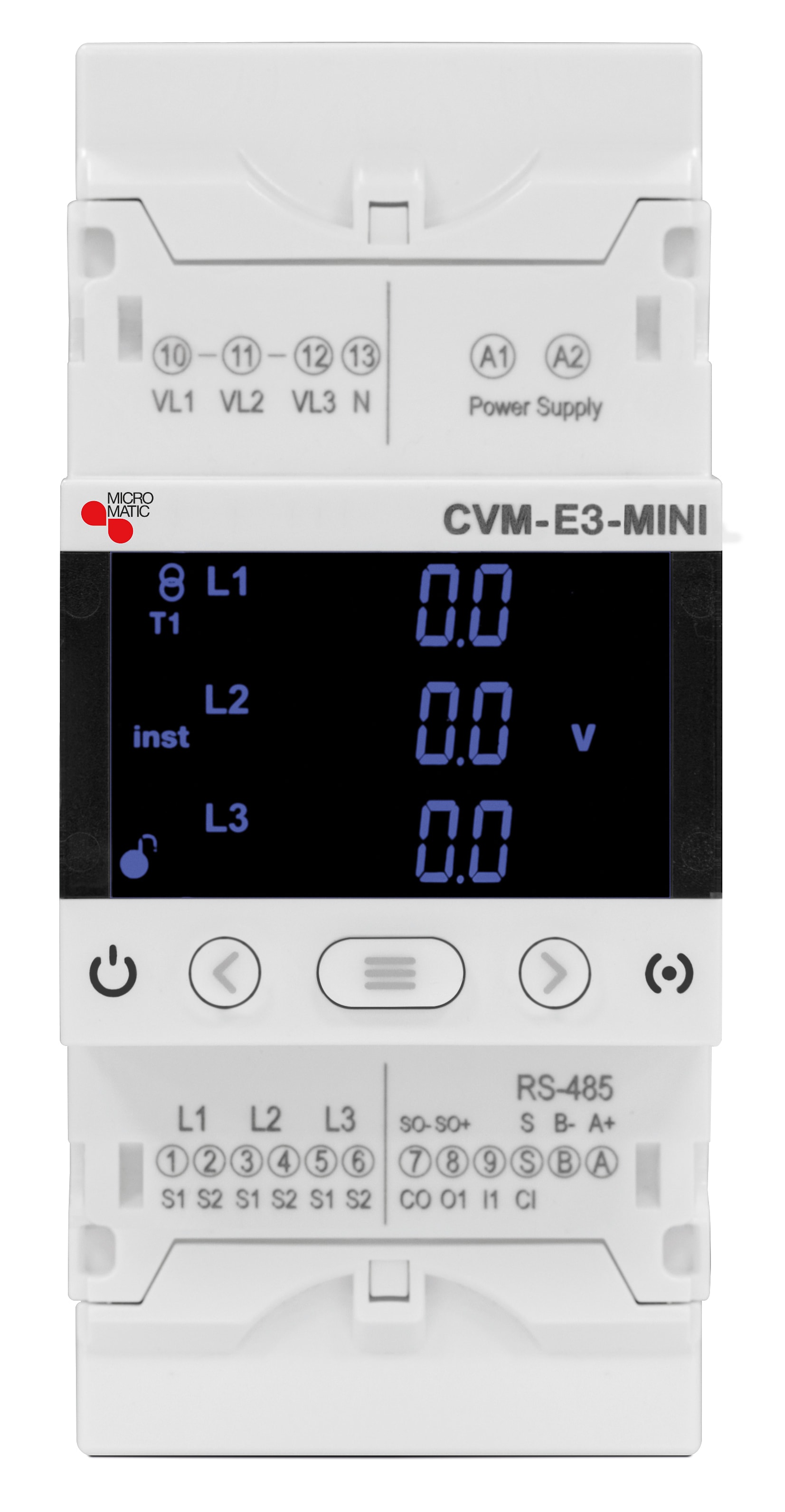 Function - Nettanalysator CVM-E3-mini-MC-ITF-RS485-IC