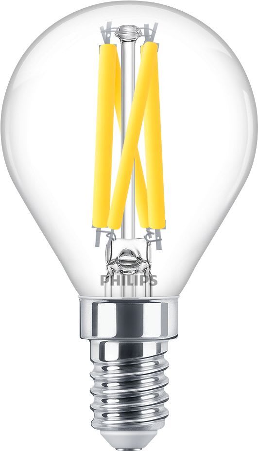 Philips - MSTER GLASS LED mignon og prismepærer av glass - LED-lamp/Multi-LED - Energieffektivitet, klasse: D