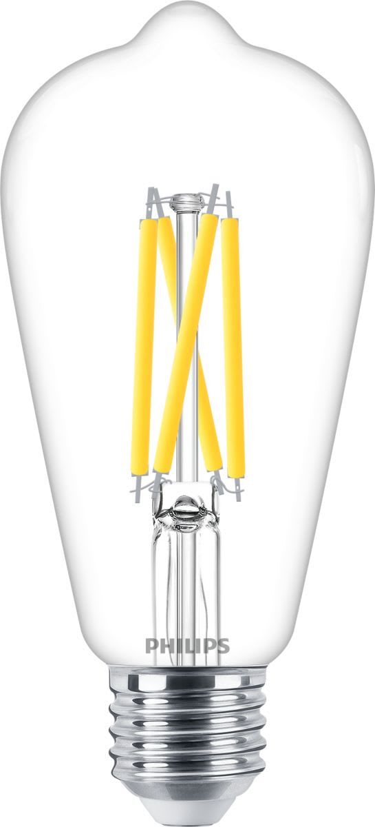 Philips - Klassiske LED-glødelamper - LED-lamp/Multi-LED - Korrelert fargetemperatur (nom.): 2200 K2700 K