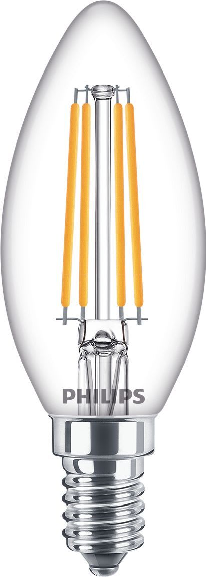 Philips - LED pærer med klassisk glødetråd og lysskinn - Korrelert fargetemperatur (nom.):2200K-2700K