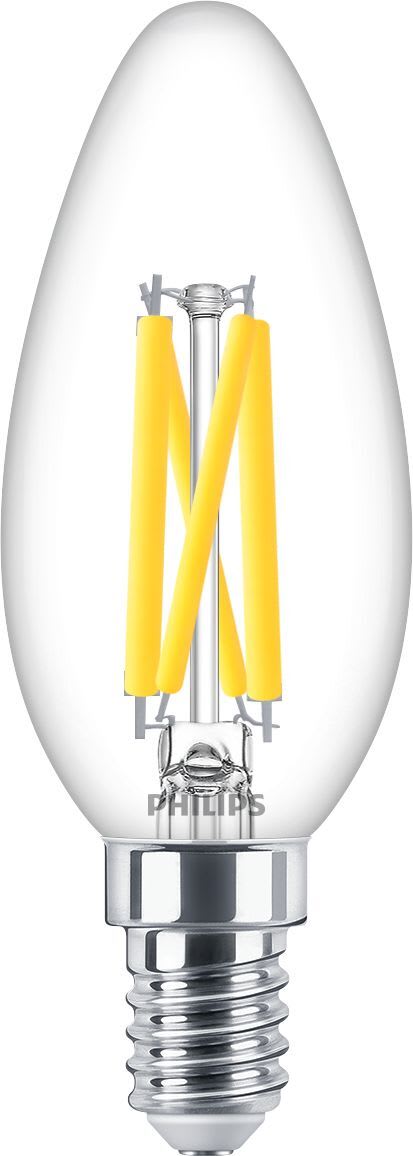 Philips - MSTER GLASS LED mignon og prismepærer av glass - LED-lamp/Multi-LED - Energieffektivitet, klasse: D