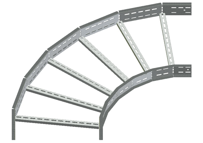 Øglænd system - BEND OE100-90-450 R600 SS