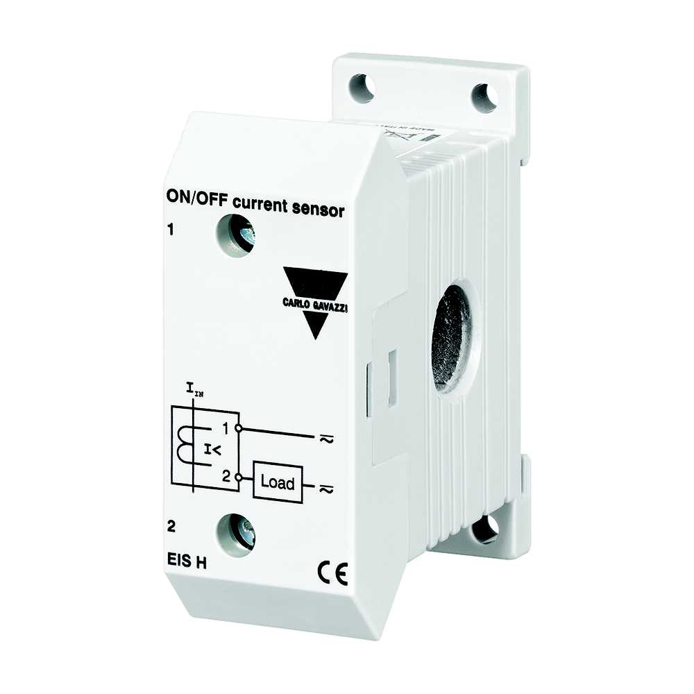 Carlo Gavazzi - Strømtransformator med måleområde 0,2 til 60A og elektronisk digital utgang maks. 30VAC/DC, 1A