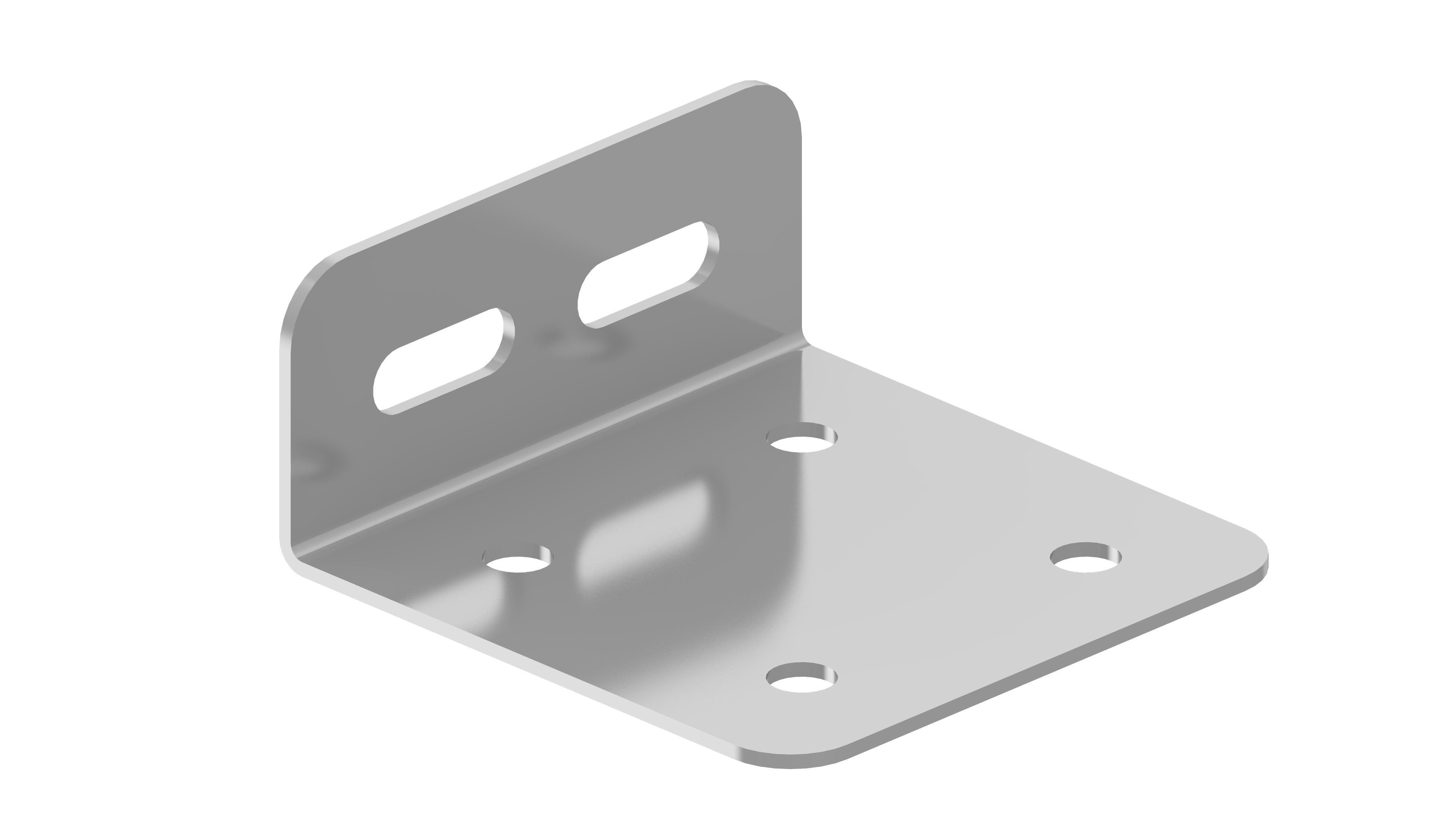 Wibe - Wibe - detektorplate - brakett - dia 20-25mm - FZV - varmforsinket