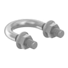 Wibe - Wibe - U-bolt M8 sett - dia 32mm - FZV - varmforsinket