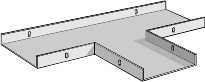 Wibe Group - T-AVGRENING W12SKH, 600MM, WIBE, FZS, SENDZIMIRFORSINKET