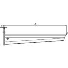 Wibe - VEGGKONSOLL 50, 600MM, WIBE, FZV, VARMFORSINKET