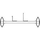 Wibe Group - 39/55 1,75M HVIT SKILLEPLATE
