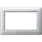 GIRA - Ramme Standard 55 hvit glanset 1,5 hull åpen for innfelt dobbel stikkontakt