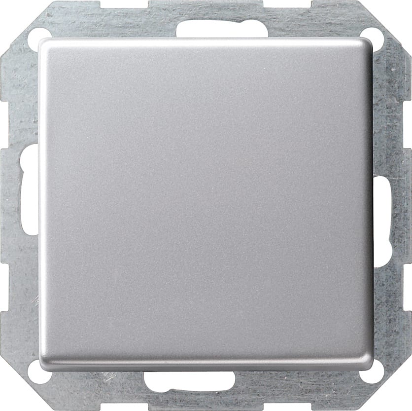 GIRA - Trykkbryter loddr Endevender Gira E22 aluminium