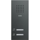 GIRA - Påvegg ringeklokke System 55 antrasitt