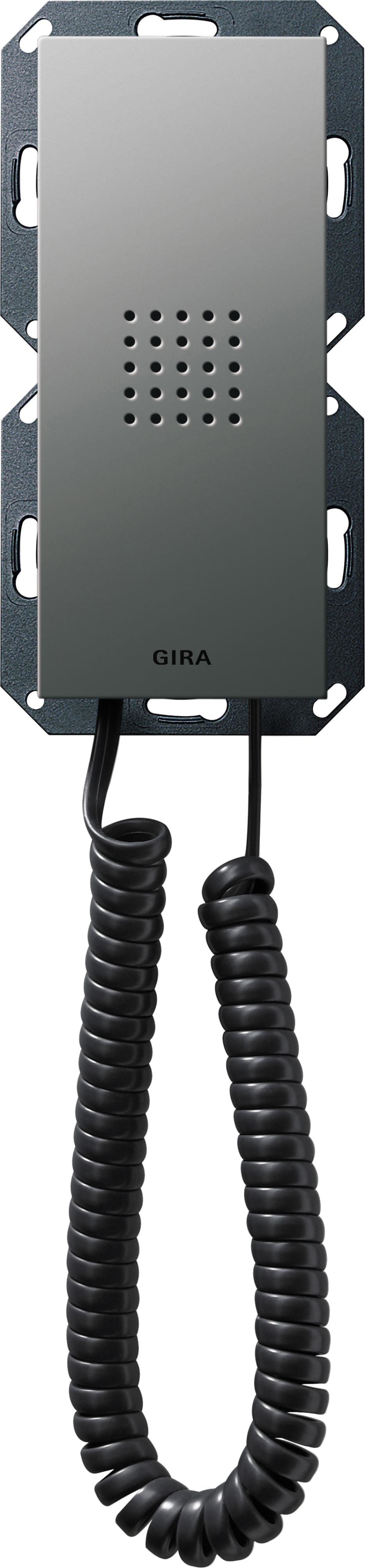 GIRA - Svarapparat Tlf.rør Gira E22 edelstål