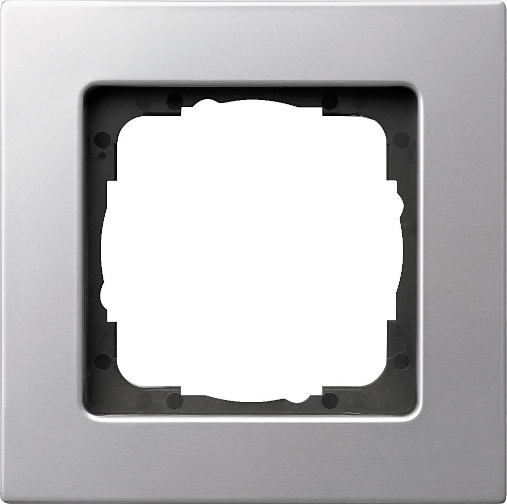 GIRA - Ramme E22 aluminium 1 hull