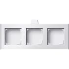 GIRA - PROFIL 3-HULL HORISONT HVIT