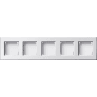 GIRA - 5x Profil 55 hvit (lakkert)