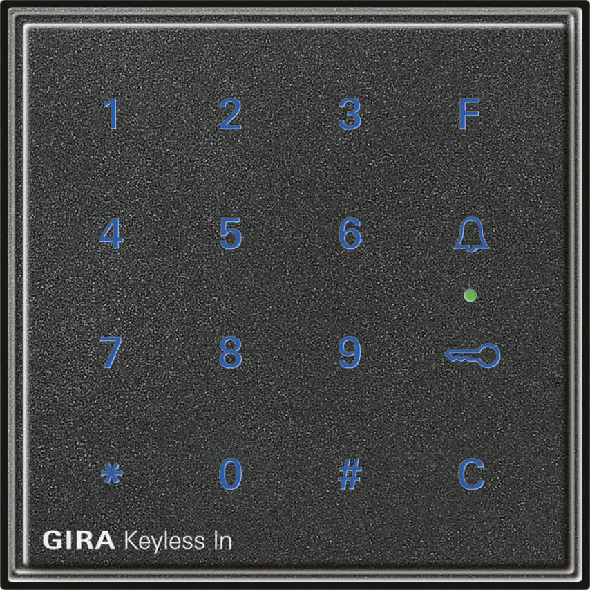 GIRA - Gira Keyless In Kodetastatur Gira TX_44 (VT I) antrasitt
