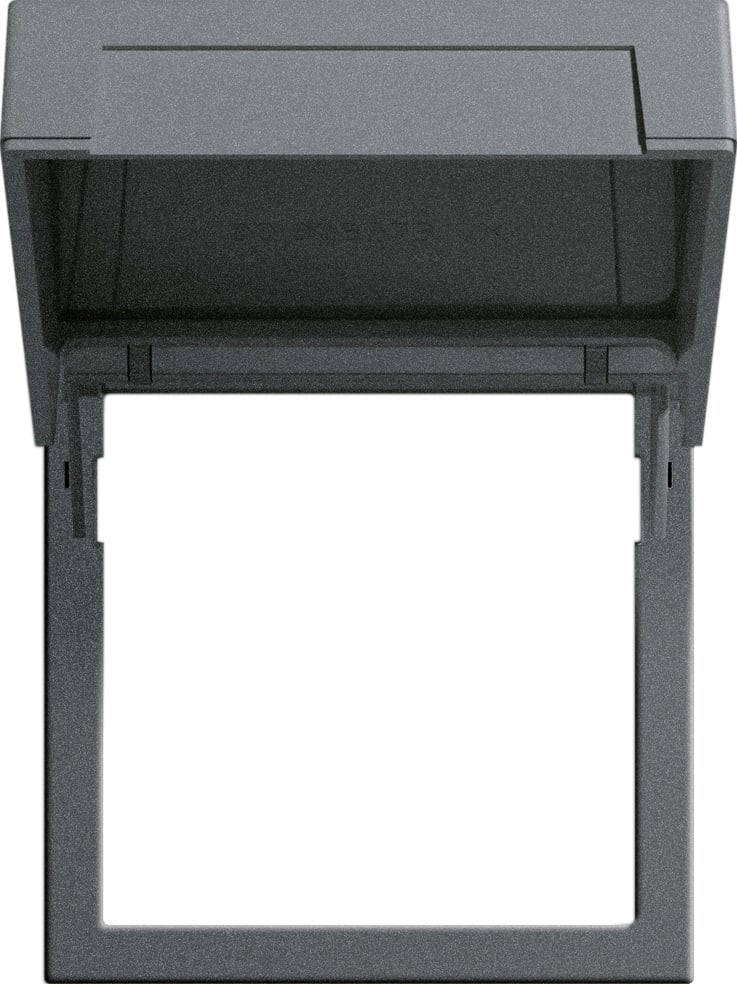 GIRA - Montasjeramme m/lokk Gira E22 edelstål