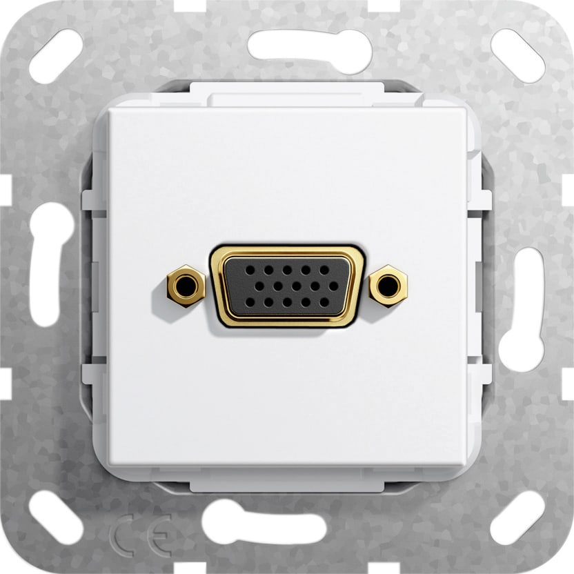 Function - VGA Overgangskabel Innsats renhvit