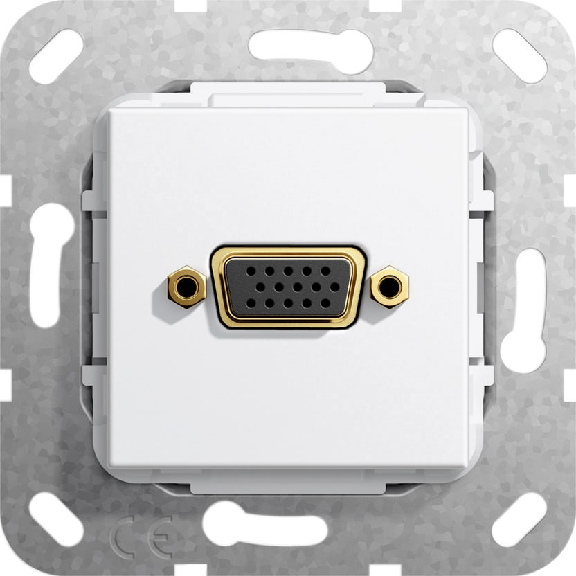Function - VGA han/hun-overgang Innsats hvit