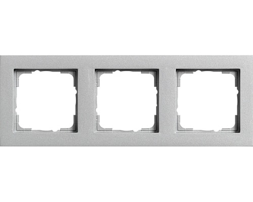 GIRA - Ramme E2 aluminium 3 hull