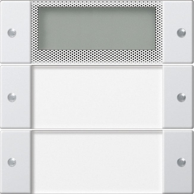 GIRA - Vippesett 2x Plus MF Gira E22 klar/aluminium