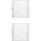 GIRA - Vippesett 2x MF System 55 klar/hvit