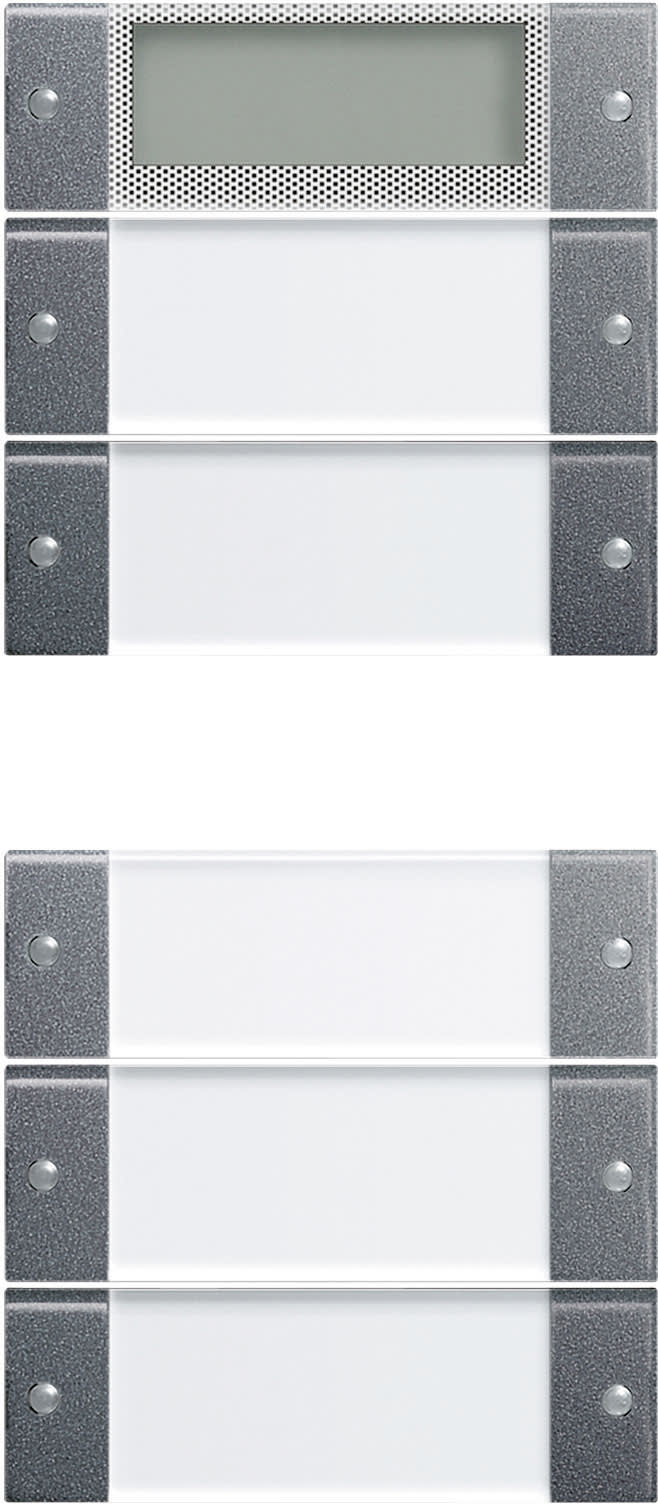 GIRA - Vippesett 5x Plus MF System 55 klar/antrasitt