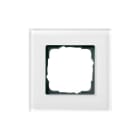 GIRA - Ramme esprit glass hvit 1 hull
