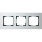 GIRA - Ramme esprit eloxert aluminium 3 hull