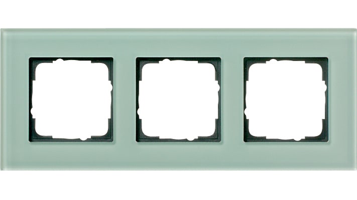 GIRA - Ramme esprit glass mint 3 hull
