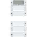 GIRA - Vippesett 5x Plus MF System 55 klar/hvit