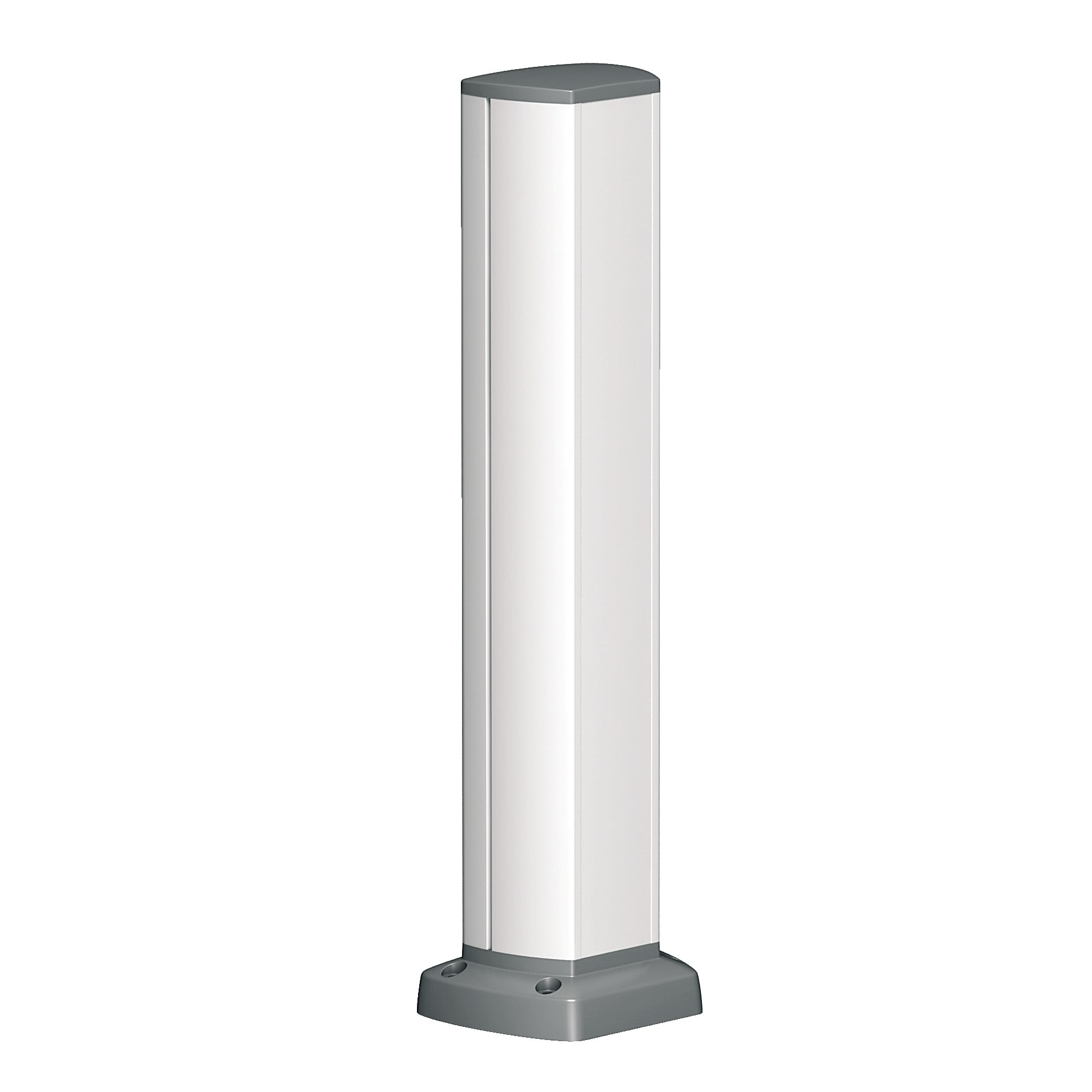 Schneider Electric - OL45 Uttakspost 43cm 1s hv tom ensidig - polar hvit - 43 cm