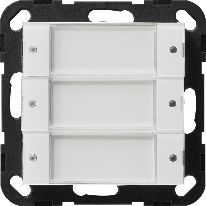 GIRA - Tastsensor 2 3x 24V potensialfri System 55 klar hvit