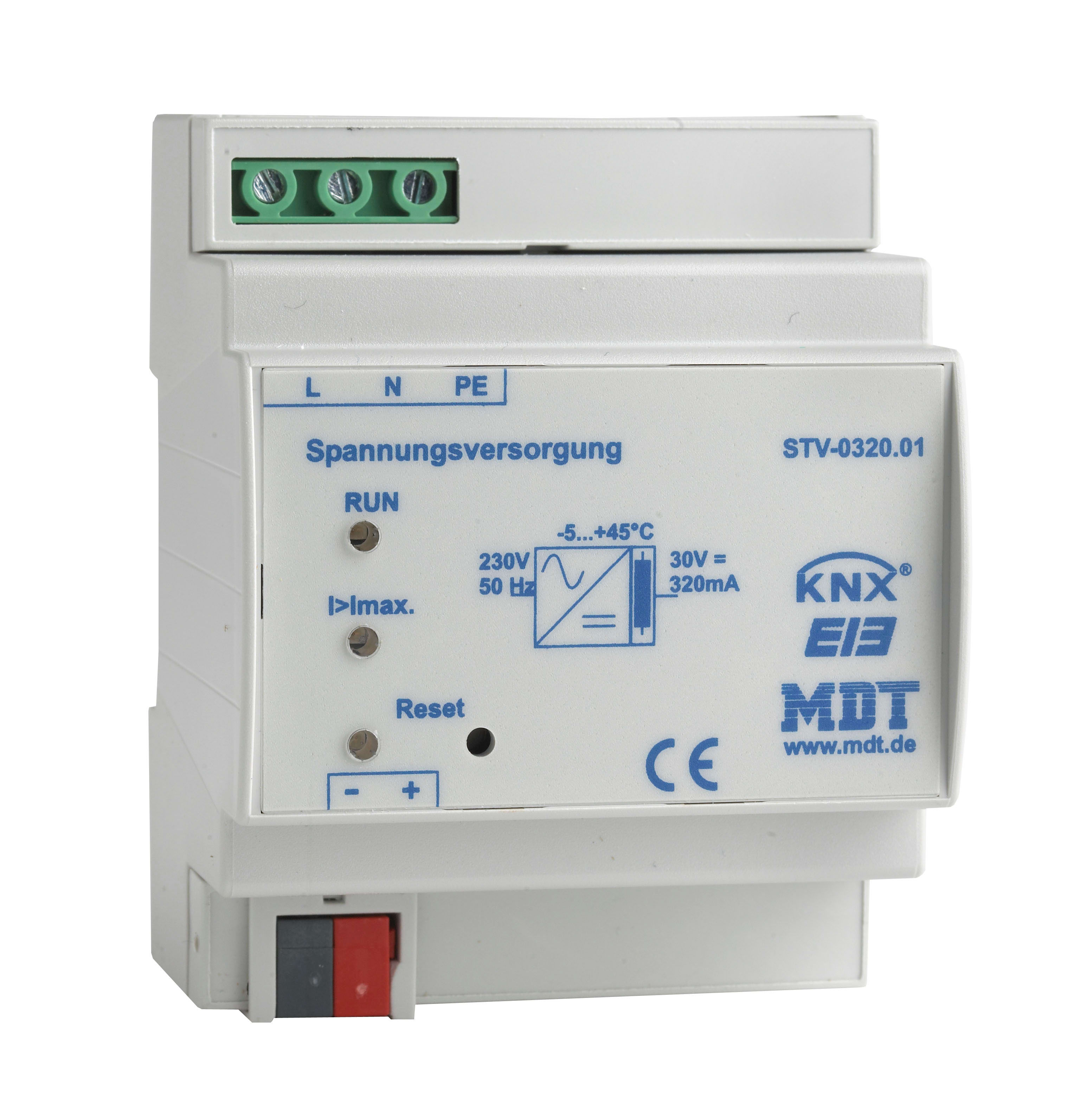 Function - KNX spenningsforsyning 320mA for å generere KNX busspenning.