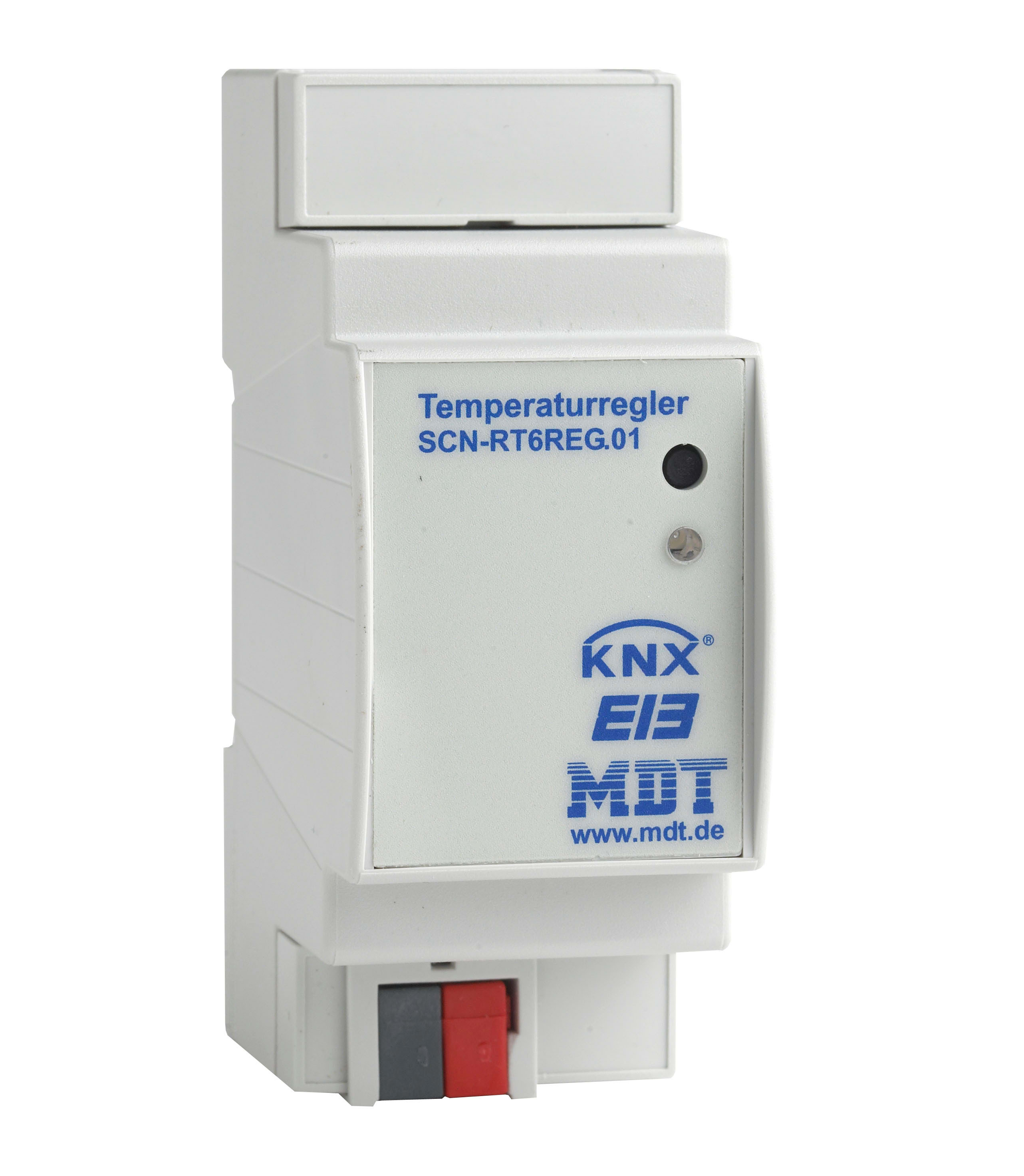 Function - KNX temperaturkontroller tavlemontert 6x kanal. Avleser temperaturer over KNX bussen.