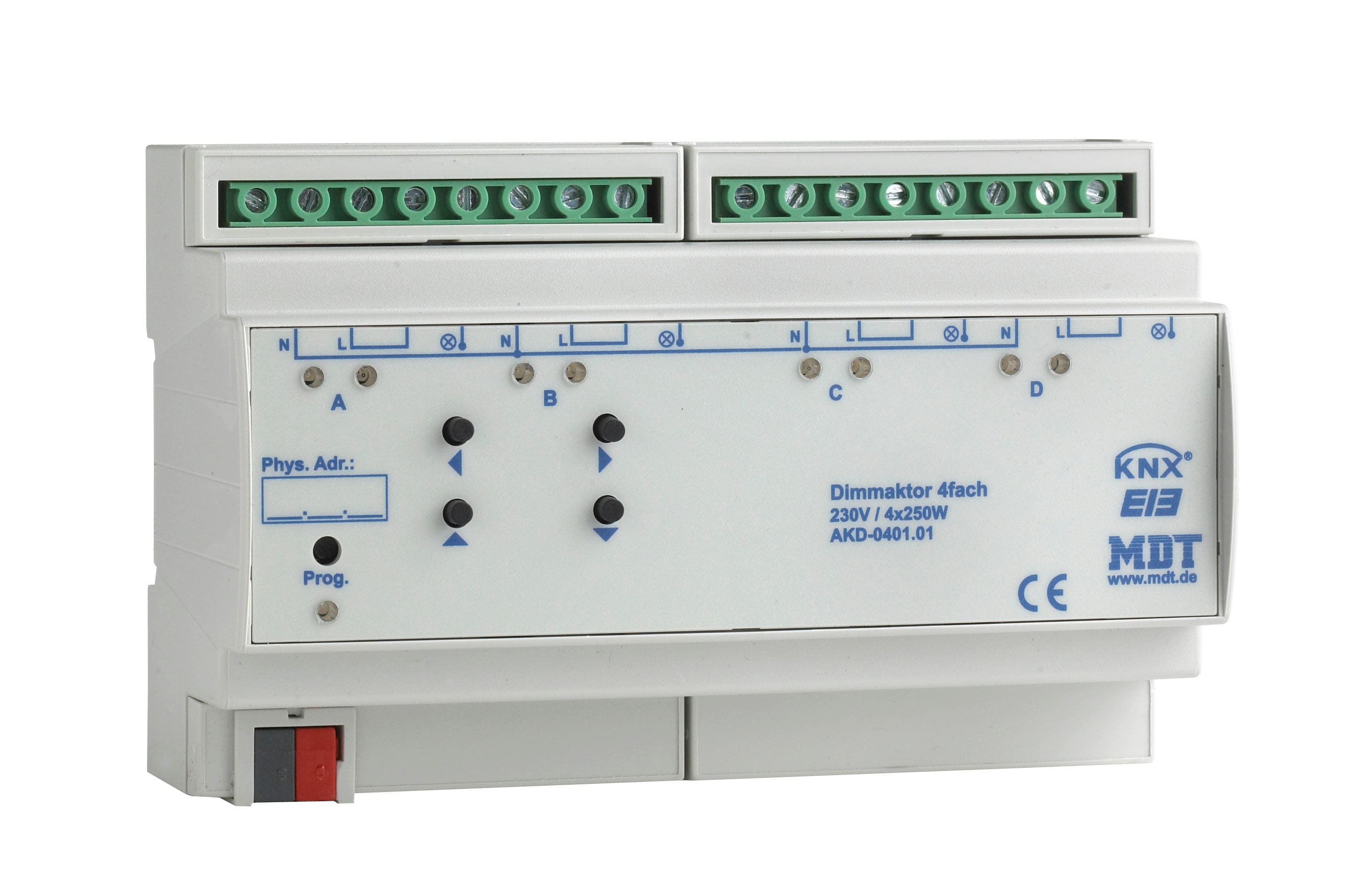 Function - KNX dimmer tavlemontert 4x250W
