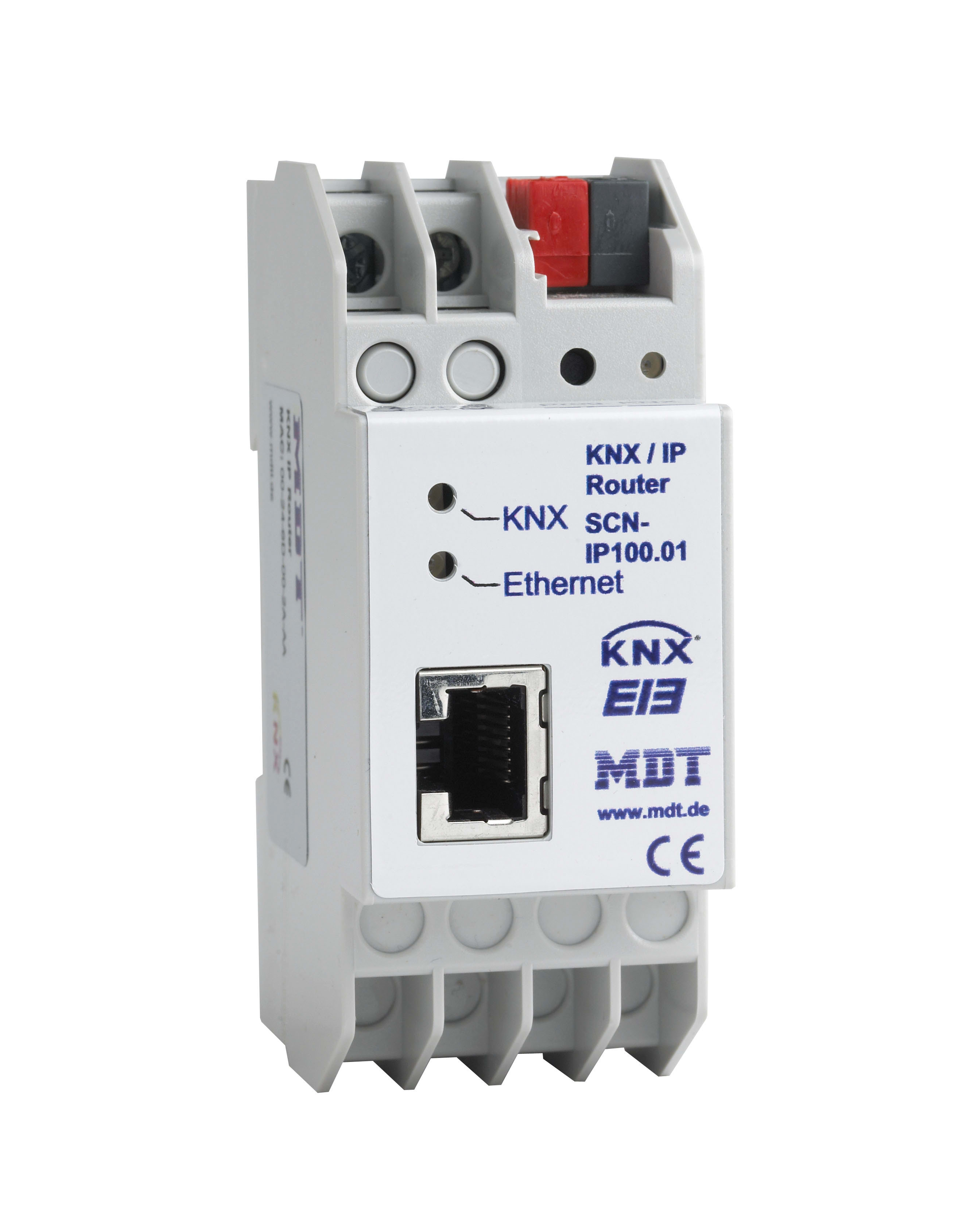 Function - KNX router for å kommunisere med KNX anlegget via IP protokollen. Virker også som linjekobler