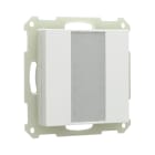 Function - KNX bryter Standard med 2 knapper og med integrert bustilkobling. Merkefelt i midten