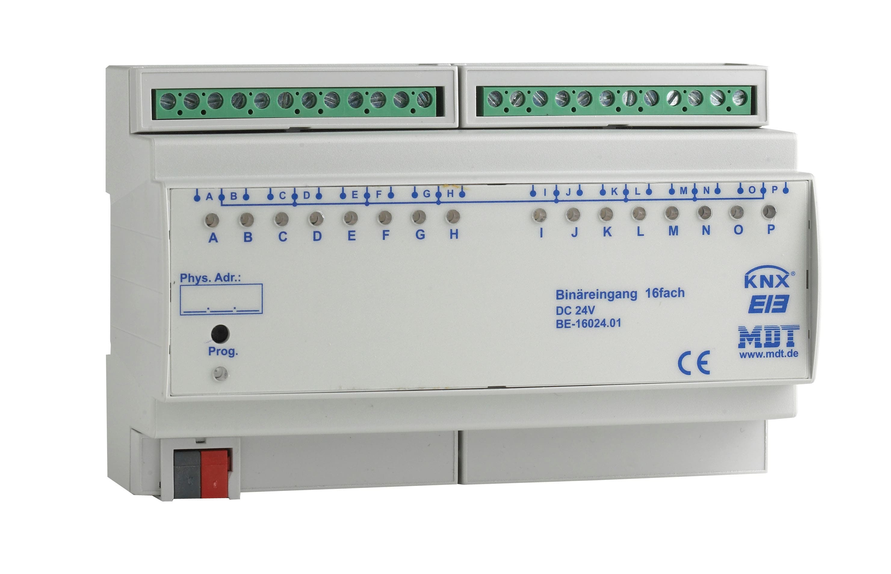 Function - KNX binærinngang 16K 24V AC/DC som omgjør et 24V signal til KNX telegram