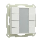 Function - KNX bryter Standard med 8 knapper og med integrert bustilkobling. Merkefelt i midten