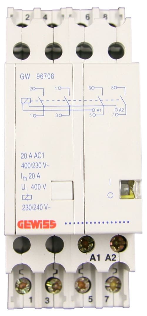 Function - KONTAKTOR NO 4X20A 230VAC