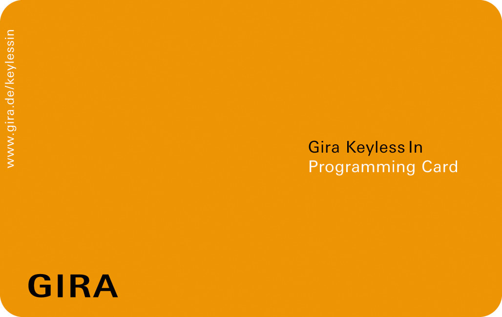 GIRA - Programmeringskort Gira Keyless In