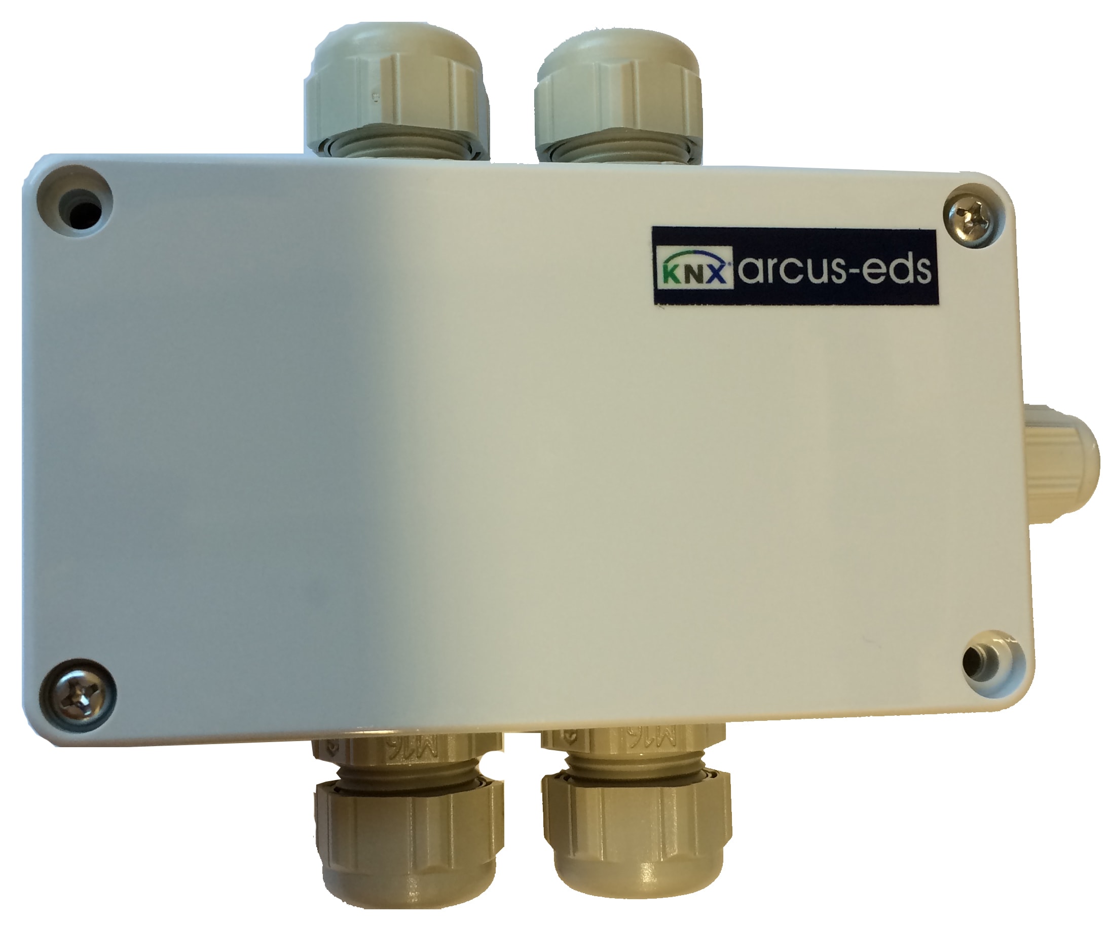 Function - KNX termostat IP65 kapsling. Inngang for 8 stk PT1000 sensorer.