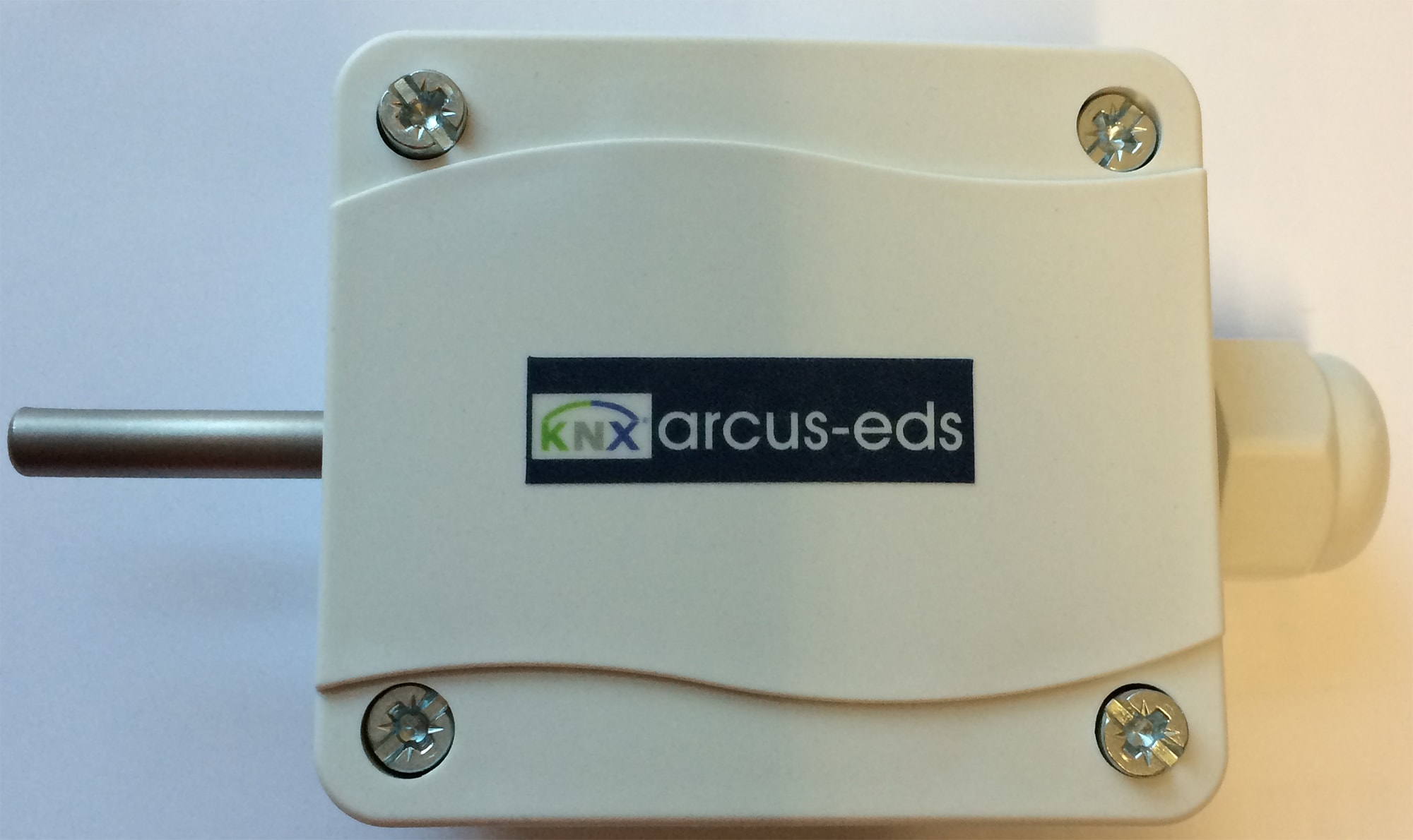 Function - KNX termostat IP65 kapsling. Kort temperaturprobe.